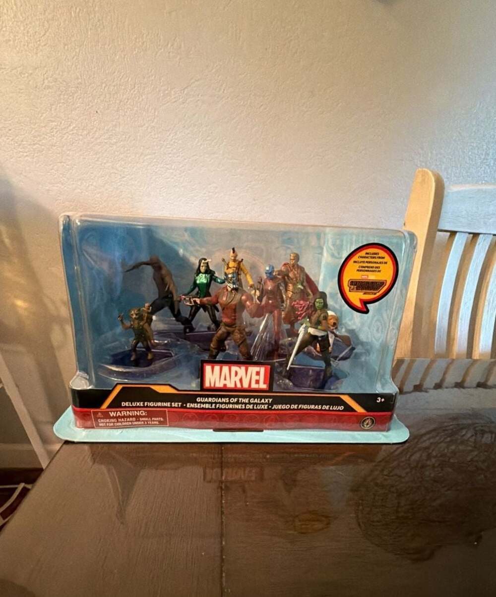 Disney Parks Marvel Guardians of the Galaxy Vol. 3 Deluxe 9-Pcs Figurine Playset
